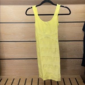 Yellow bebe dress